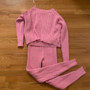 Size small pink set from ASOS